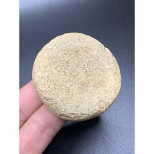 Authentic Cahokia‎ Discoidal 2 In Marshall Co Alabama Fine Grain Sandstone Rare